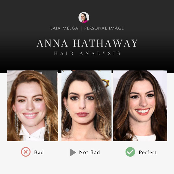 Anne Hathaway hair analysis