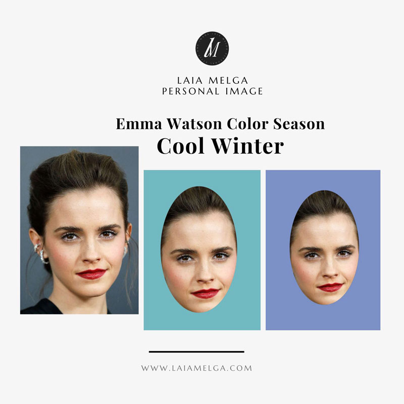 Emma Watson Color Season Complete Color Analysis, Hair, Eyes and Skin