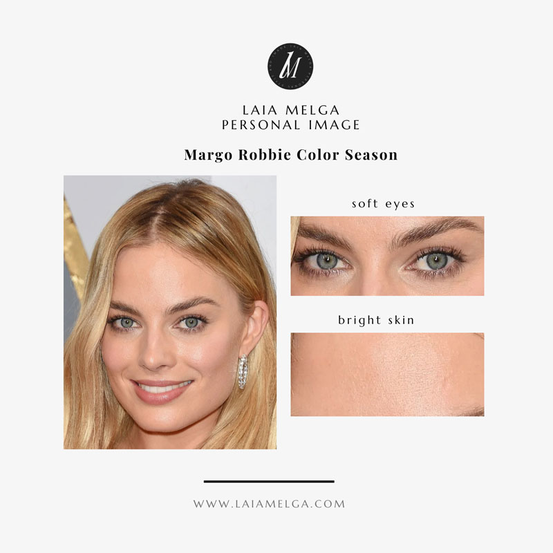 Margot Robbie Color Season: Complete Color Analysis, Hair, Eyes and Skin